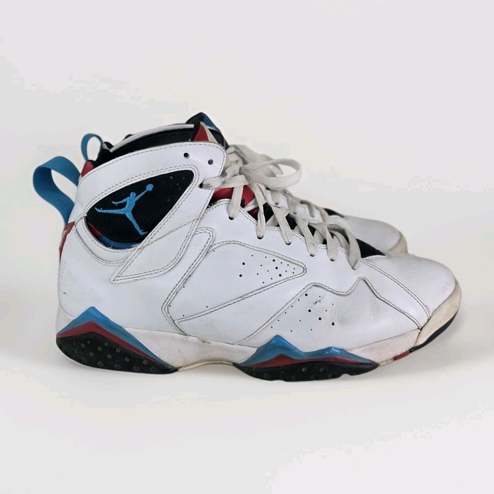 Size 11.5 - Air Jordan 7 Orion Retro Sneaker Shoes 2010 White 304775-105 No Box